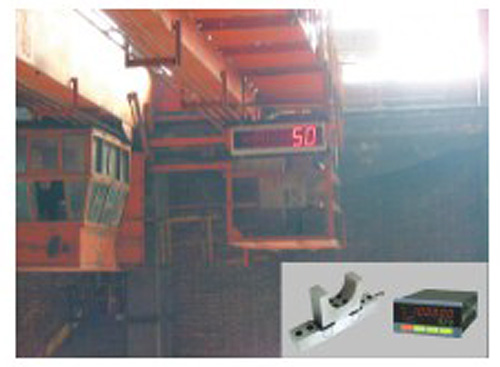 Overhead traveling crane scale